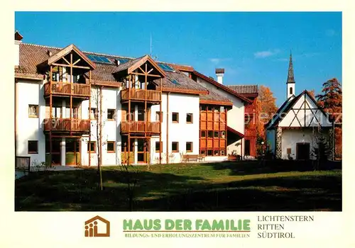 AK / Ansichtskarte Oberbozen Ritten Haus der Familie Kat. Ritten Suedtirol