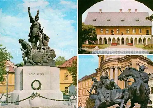 AK / Ansichtskarte Eger Tschechien Kriegerdenkmal Gebaeude