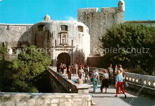 AK / Ansichtskarte Dubrovnik Ragusa Schloss Eingang Kat. Dubrovnik