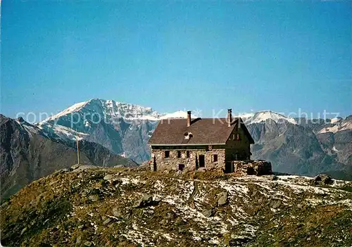 AK / Ansichtskarte Bagnes Cabane Mont Fort Berghuette Berner Alpen Kat. Fionnay