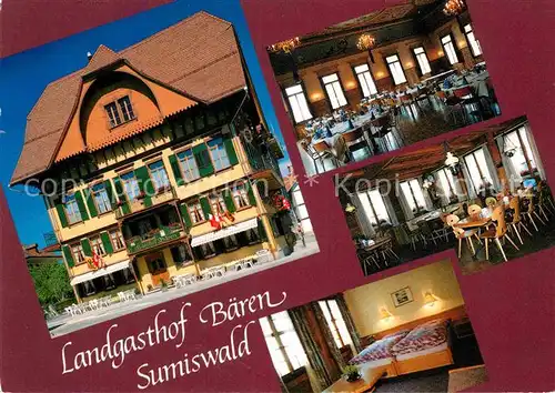 AK / Ansichtskarte Sumiswald Landgasthof Baeren Restaurant Kat. Sumiswald