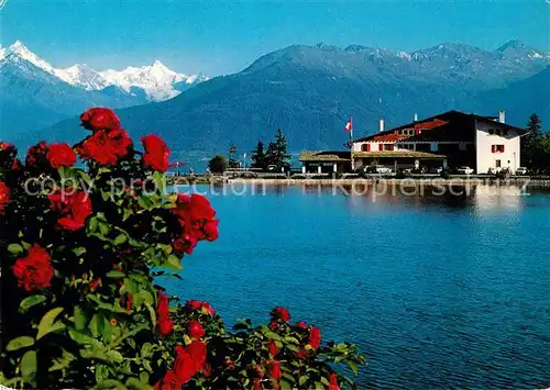 AK / Ansichtskarte Montana Crans Hotel du Lac et vue sur les Alpes Kat. Randogne
