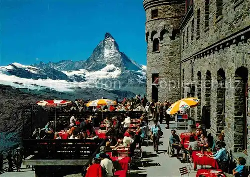 AK / Ansichtskarte Zermatt VS Kulmhotel Gornergrat Matterhorn Walliser Alpen Kat. Zermatt