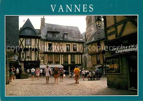 AK / Ansichtskarte Vannes Henri IV Platz Fachwerkhaeuser Kat. Vannes