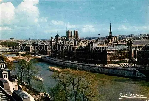 AK / Ansichtskarte Paris La Seine le Palais de Justice Kat. Paris