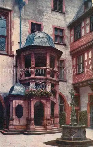 AK / Ansichtskarte Frankfurt Main Wendeltreppe Roemerhof Kat. Frankfurt am Main