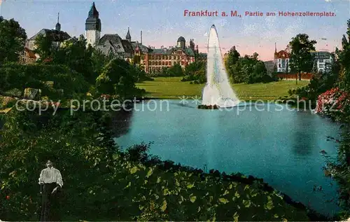 AK / Ansichtskarte Frankfurt Main Hohenzollernplatz Wasserspiele Kat. Frankfurt am Main