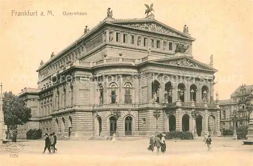AK / Ansichtskarte Frankfurt Main Opernhaus Kat. Frankfurt am Main