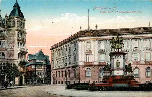 AK / Ansichtskarte Frankfurt Main Gutenberg Denkmal Kat. Frankfurt am Main