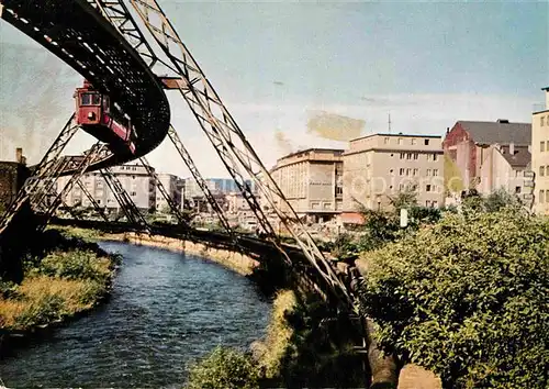 AK / Ansichtskarte Barmen Wuppertal Schwebebahn Hoehne Kat. Wuppertal