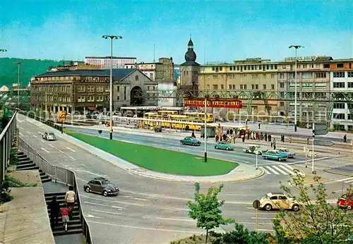 AK / Ansichtskarte Wuppertal Doeppersberg Kreuzung Schwebebahn Kat. Wuppertal