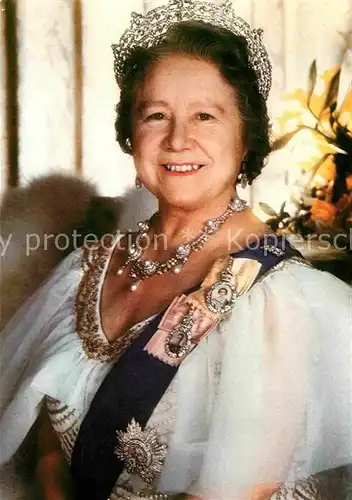 AK / Ansichtskarte Adel England Queen Elizabeth Queen Mother  Kat. Koenigshaeuser