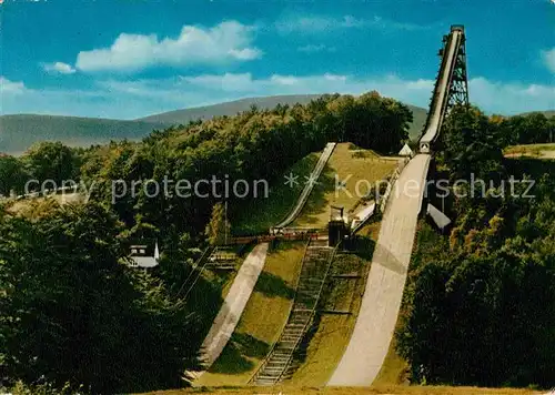 AK / Ansichtskarte Meinerzhagen Matten Sprungschanze Skispringen Luftkurort Wintersportplatz Kat. Meinerzhagen