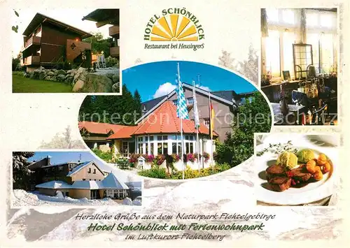 AK / Ansichtskarte Fichtelberg Bayreuth Hotel Schoenblick Restaurant Kat. Fichtelberg