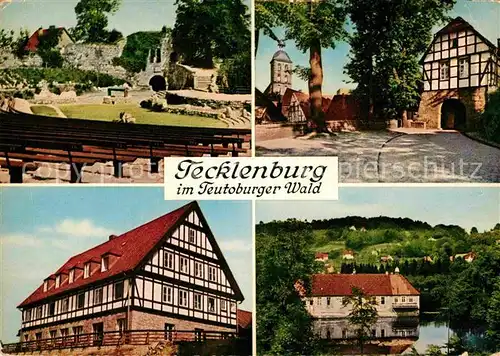 AK / Ansichtskarte Tecklenburg Freilichtbuehne Leggetor Jugendherberge Wasserburg Haus Marck Kat. Tecklenburg