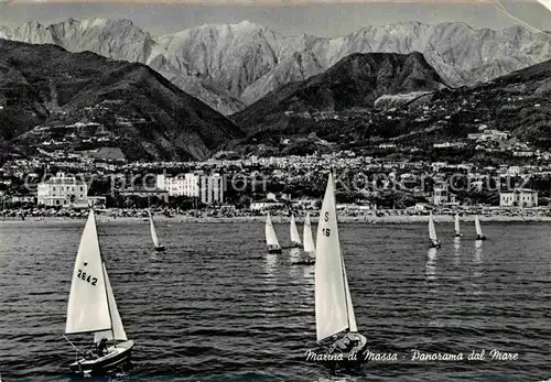 AK / Ansichtskarte Marina di Massa Panorama dal Mare Kat. Massa