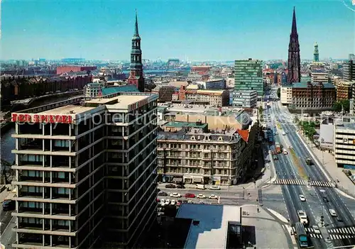 AK / Ansichtskarte Hamburg Stadtblick Ost West Strasse Kat. Hamburg