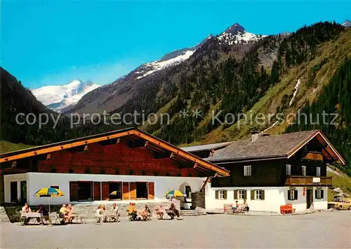 AK / Ansichtskarte Finkau Gerlos Alpengasthaus Finkau mit Reichelspitzgruppe