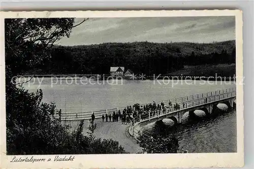 AK / Ansichtskarte Listertalsperre Viadukt Kat. Attendorn