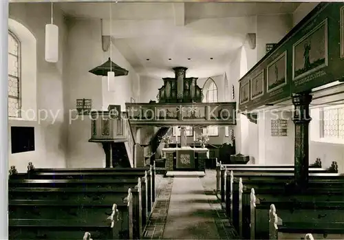 AK / Ansichtskarte Frankfurt Main Kirche innen Altar  Kat. Frankfurt am Main