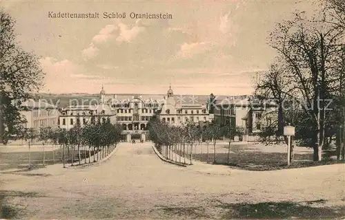 AK / Ansichtskarte Oranienstein Lahn Kadettenanstalt Schloss Kat. Diez