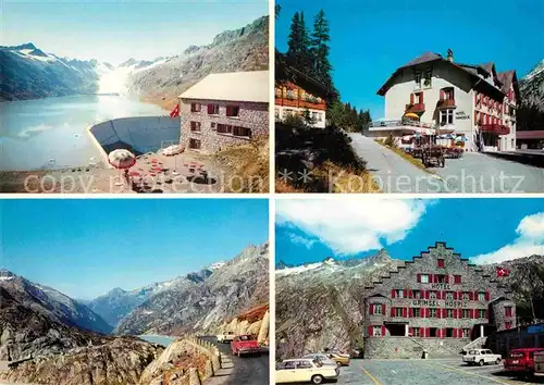 AK / Ansichtskarte Grimsel Pass Hotel Handeck Hotel Grimsel Hospiz Berghaus Oberaar Kat. Grimsel