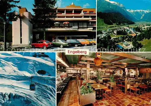 AK / Ansichtskarte Engelberg OW Coop Center mit Restaurant Bergbahn Alpenpanorama Kat. Engelberg