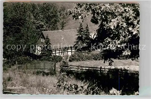 AK / Ansichtskarte Oberkirchen Sauerland Jadghaeuschen Kat. Schmallenberg