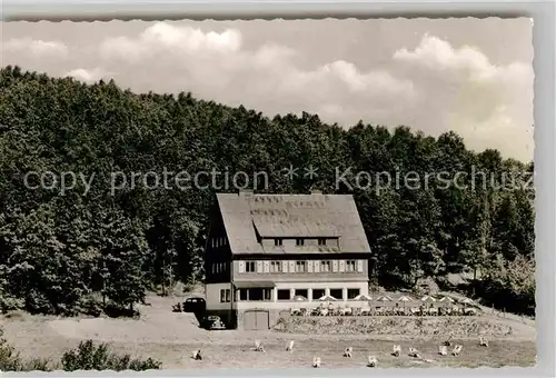 AK / Ansichtskarte Fleckenberg Gaestehaus Kat. Schmallenberg