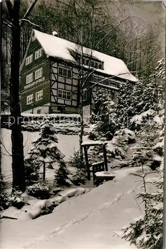 AK / Ansichtskarte Nordenau Pension Haus am Walde Winter Kat. Schmallenberg