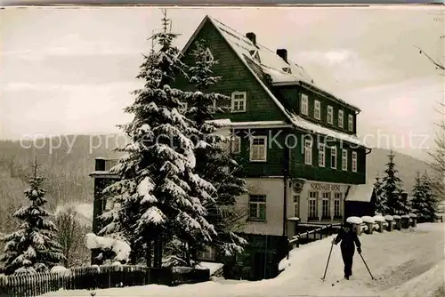 AK / Ansichtskarte Nordenau Hotel Nordenauer Krone Winter Kat. Schmallenberg