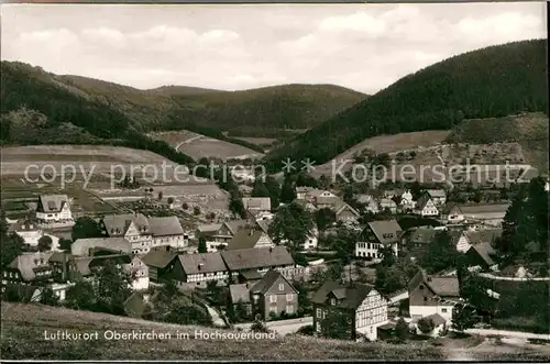 AK / Ansichtskarte Oberkirchen Sauerland Panorama Kat. Schmallenberg