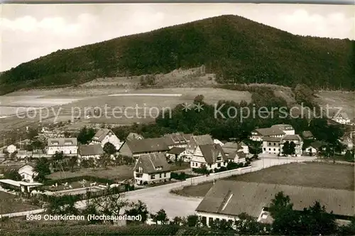 AK / Ansichtskarte Oberkirchen Sauerland Panorama Kat. Schmallenberg