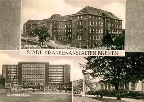 AK / Ansichtskarte Bremen Staedtische Krankenanstalten Kat. Bremen