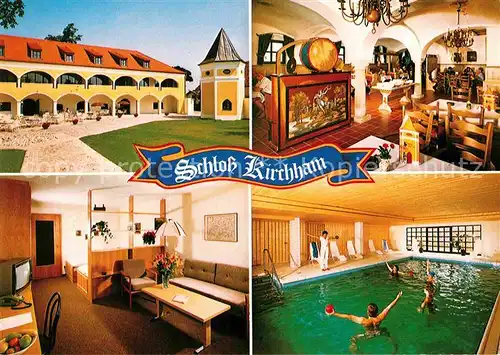 AK / Ansichtskarte Kirchham Niederbayern Schloss Kirchham Kurwohnanlage Schwimmbad Kat. Kirchham