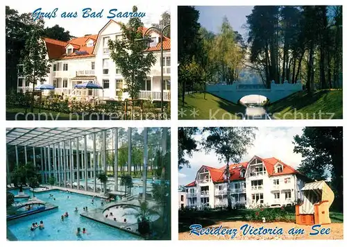 AK / Ansichtskarte Bad Saarow Residenz Victoria am See Schwimmbad Kat. Bad Saarow