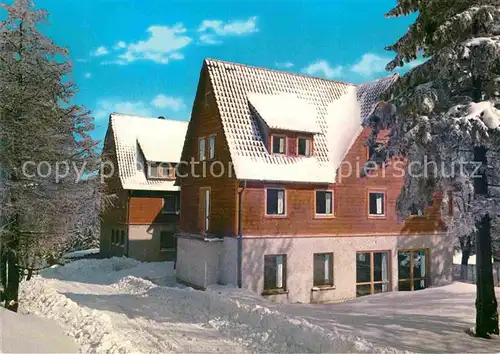 AK / Ansichtskarte Hahnenklee Bockswiese Harz Muettergenesungsheim Haus Tannenhof Kat. Goslar