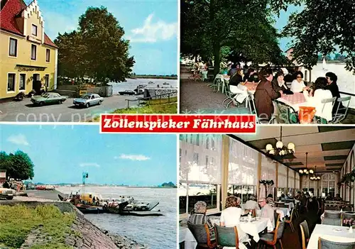 AK / Ansichtskarte Hamburg Zollenspieker Faehrhaus Restaurant Kat. Hamburg