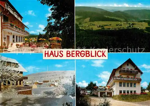 AK / Ansichtskarte Fleckl Haus Bergblick Hotel Pension Kat. Warmensteinach