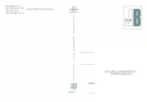 AK / Ansichtskarte Scherpenheuvel Teilansichten Kirche Inneres Park Kreuz Kat. Montaigu Zichem