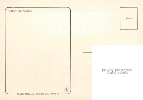 AK / Ansichtskarte Dinant sur Meuse Fliegeraufnahme