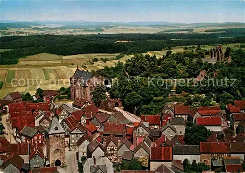 AK / Ansichtskarte Staufenberg Hessen mit Burg Fliegeraufnahme Kat. Staufenberg