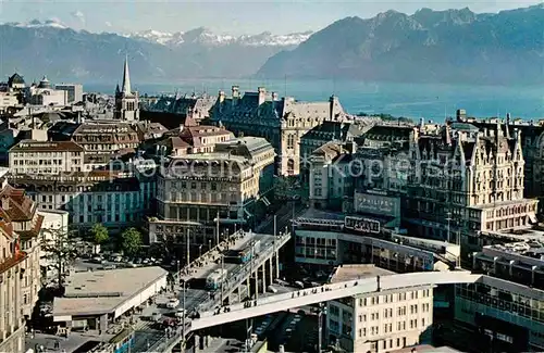 AK / Ansichtskarte Lausanne VD Ouchy Grand Pont lac leman  Kat. Lausanne