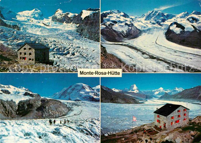Monte Rosa Huette Matterhorn Dt. Blanche Zermatt Kat. Zermatt Nr ...