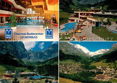 AK / Ansichtskarte Leukerbad Thermal Badecenter Gemmipass Alpen Kat. Loeche les Bains