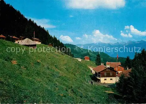 AK / Ansichtskarte Glaubenberg Oberes und unteres Lager Alpen Kat. Glaubenberg