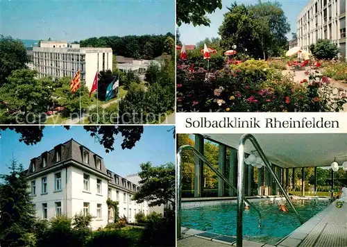 AK / Ansichtskarte Rheinfelden AG Solbadklinik Rehazentrum Hallenbad Kat. Rheinfelden