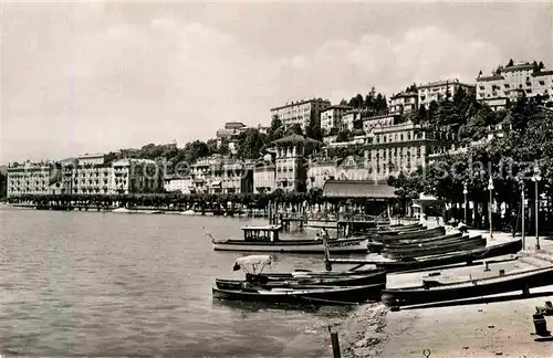 AK / Ansichtskarte Lugano Lago di Lugano Quai Uferpromenade Luganer See