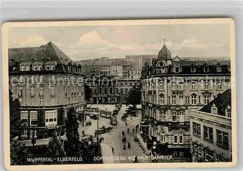 AK / Ansichtskarte Elberfeld Wuppertal Doeppersberg Hauptbahnhof Kat. Wuppertal