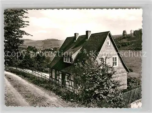 AK / Ansichtskarte Oberkirchen Sauerland Familien Erholungsheim Haus Hardt Kat. Schmallenberg